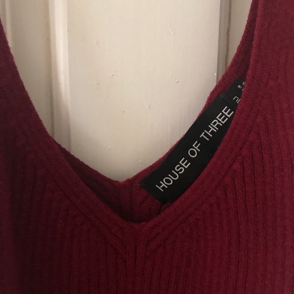 Maroon crop tank top - Picture 2 of 2